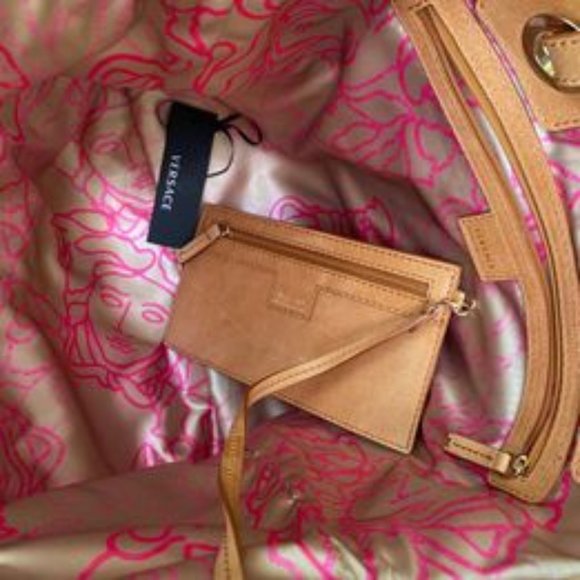 Versace Canvas Tote Bag w/Leather Trim from CARES 2009 LTD Edition, nwt - Picture 11 of 15